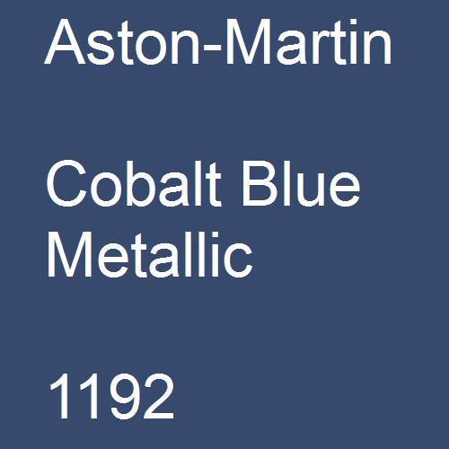 Aston-Martin, Cobalt Blue Metallic, 1192.